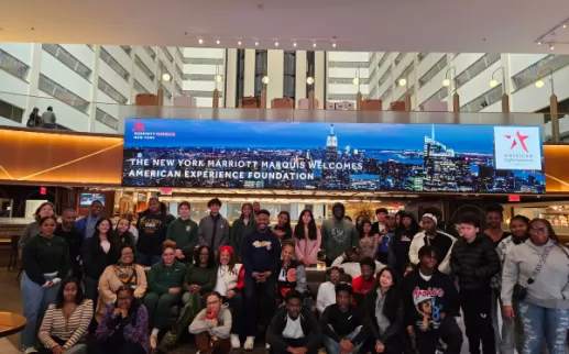 Students explored tourist attractions, various large-scale hotels and engaged with professionals to learn about hospitality industry careers and pathways.

